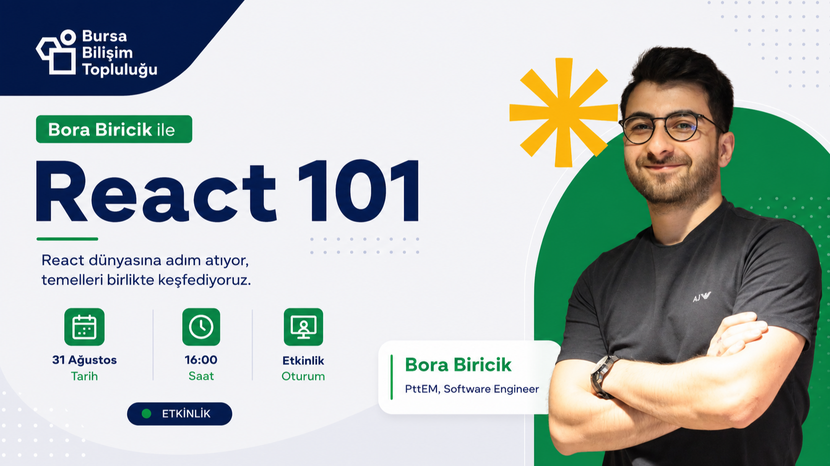 Bora Biricik ile React 101